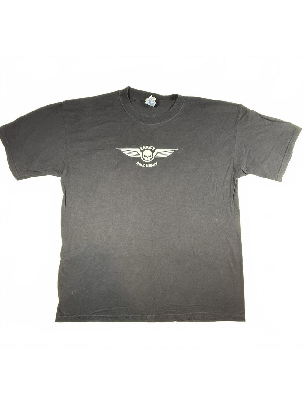 Zeke's Bike Night Black Graphic T-Shirt Men's XL